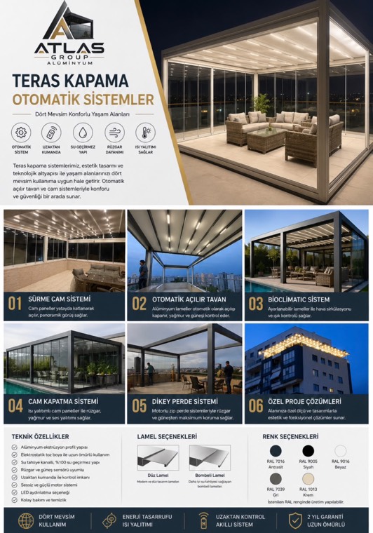 Teras Kapama katalog sayfası